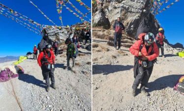 George Everest Paragliding Takeoff site