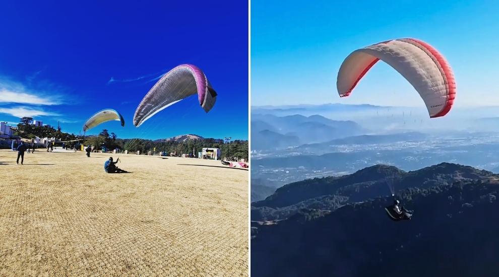 Paragliding in Hathipaon George Everest Mussoorie