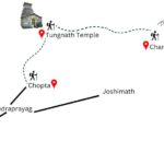 Chopta Tungnath Chandrashila Trekking Map