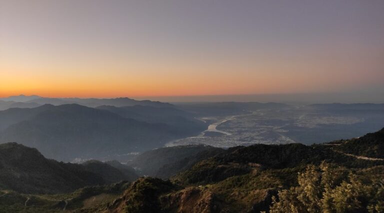 Sunrise View from Kunjapuri Sunrise Point