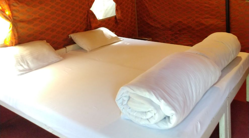 Tent room at Pebbles Resort