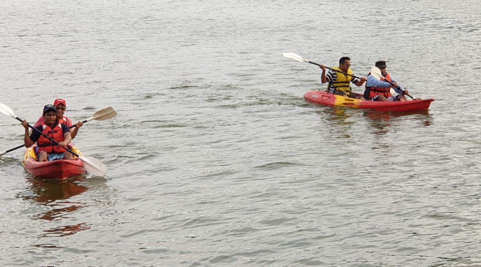 Kayaking in Hesarghatta lake