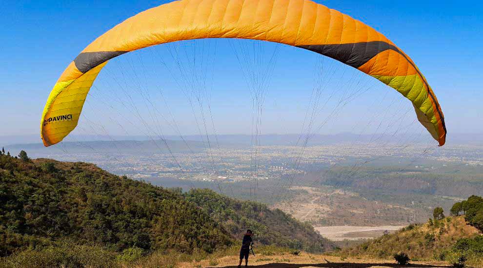 Dehradun Paragliding Launching site