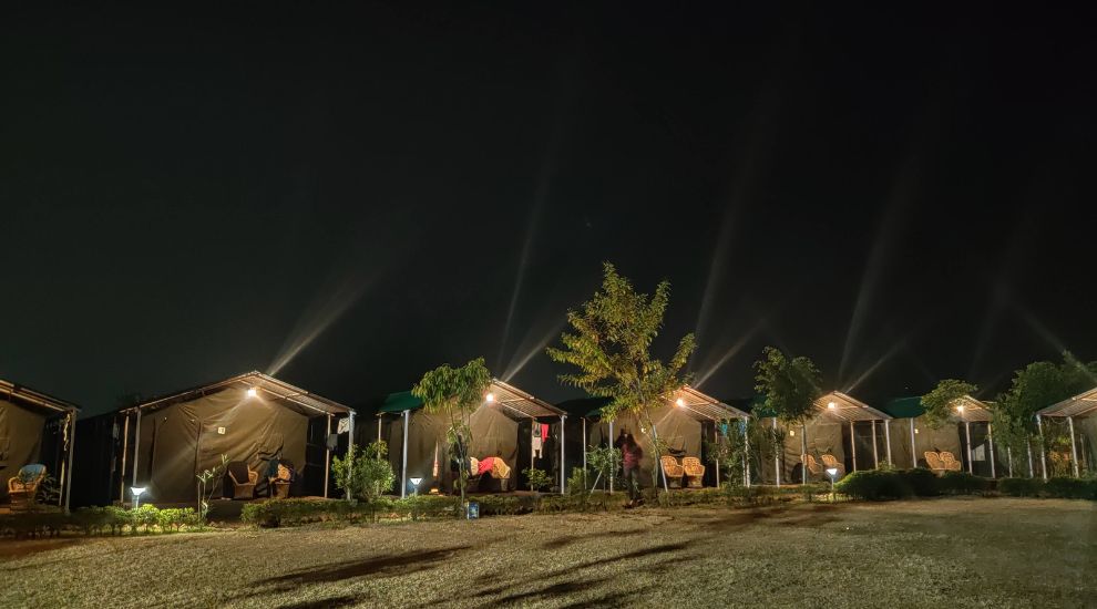 Night View of Camp Majestic
