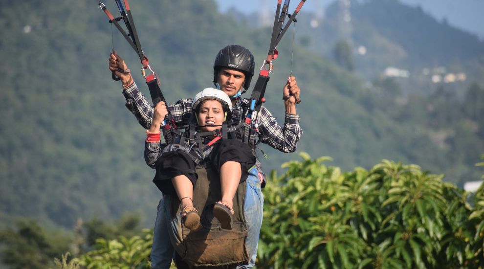 Bhimtal Paragliding Price - INR 2350 per Person