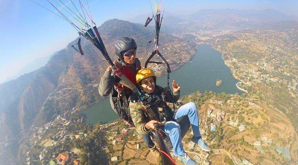 Paragliding in Bhimtal Nainital