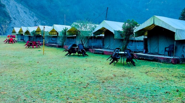 Riverside Camping in Rishikesh