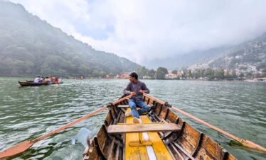 Boating at Nainital's Naini Lake