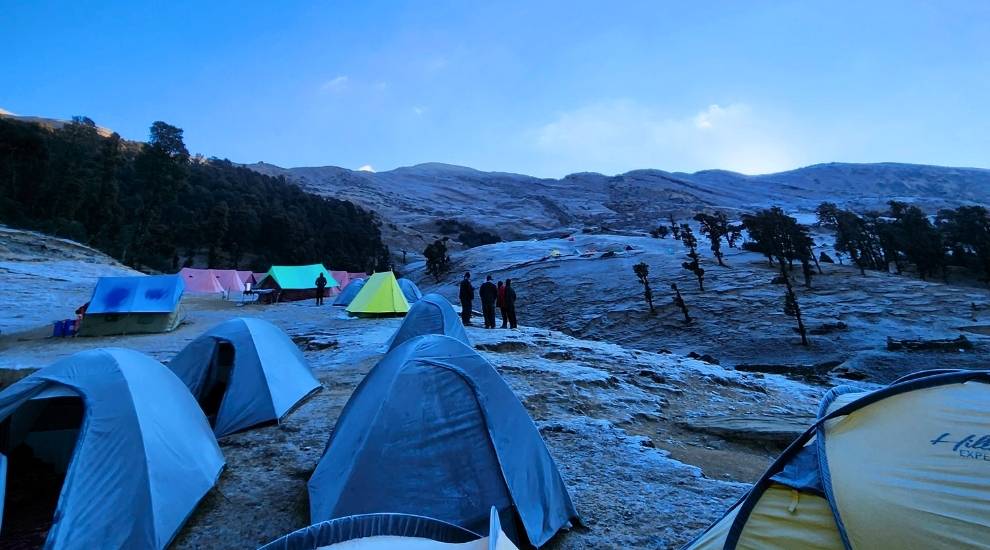 Brahmatal Trek Campsite Stop