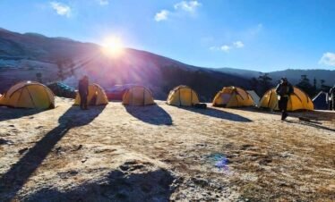 Brahmatal Trek base Campsite