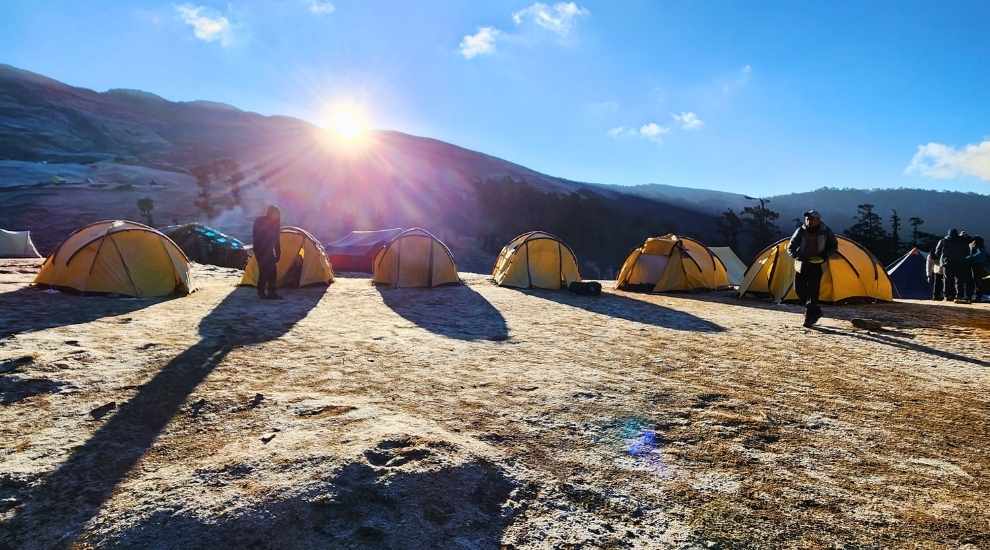 Brahmatal Trek base Campsite