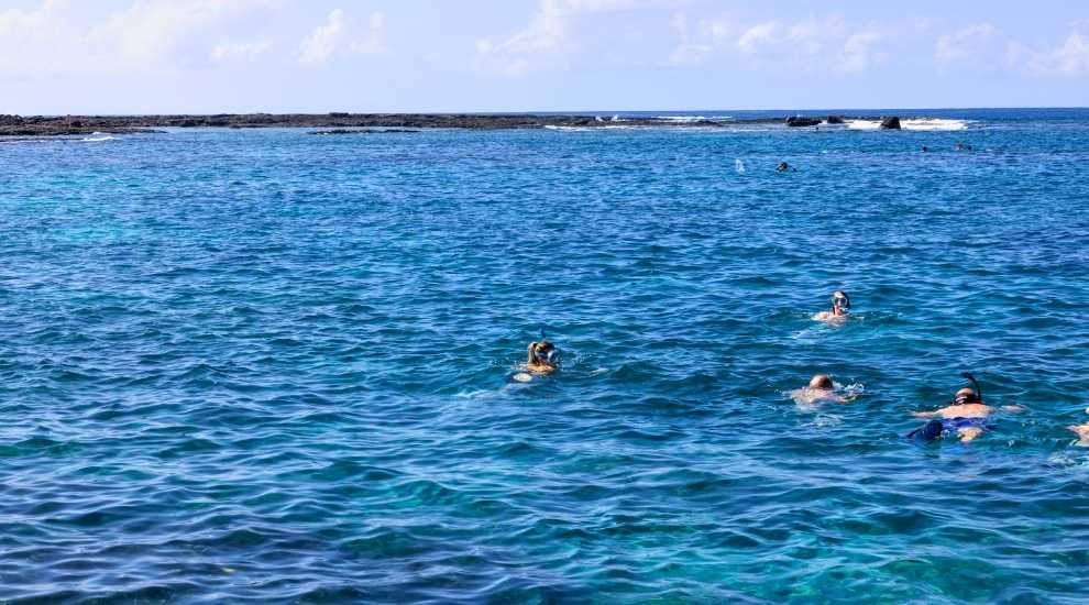 Snorkeling in Honaunau Bay Kona Hawaii